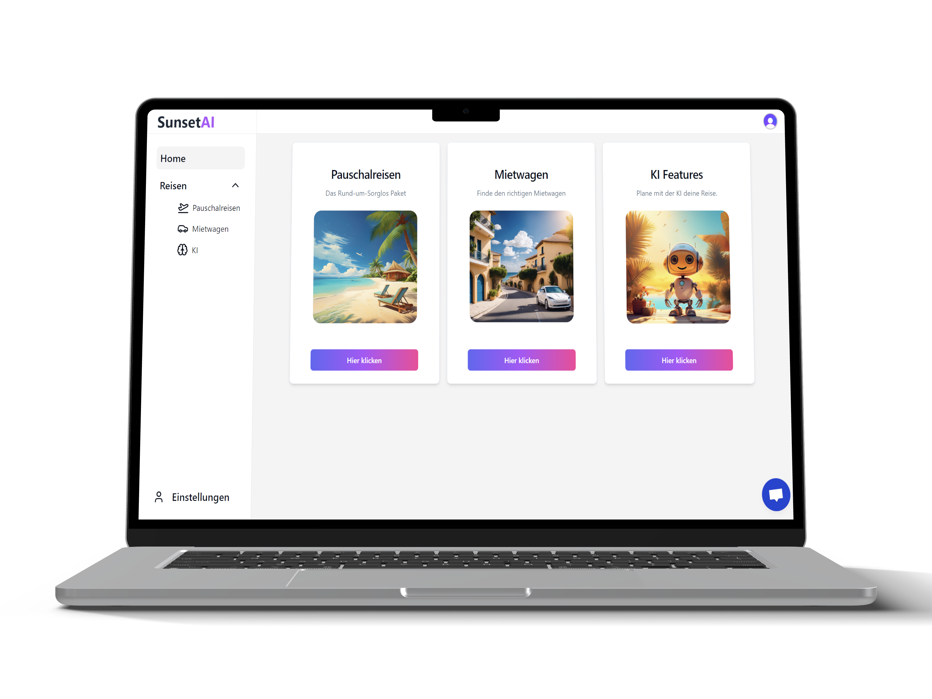 Sunset AI - AI for travelling